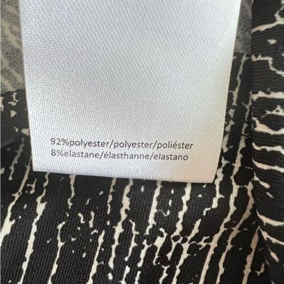 H by Halston Gray Casablanca Classic Short Sleeves Draped Dress size 6 - Picture 9 of 10